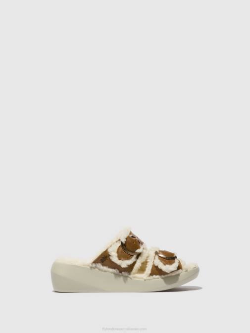 CAMEL XX0D514 Slip-on Sandals BUGA902 Fly London Women