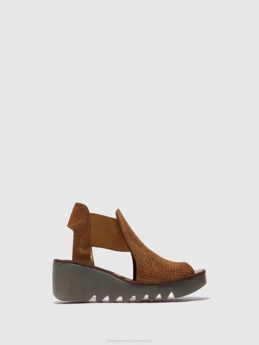 COGNAC XX0D479 Elasticated Sandals BIGA412 Fly London Women