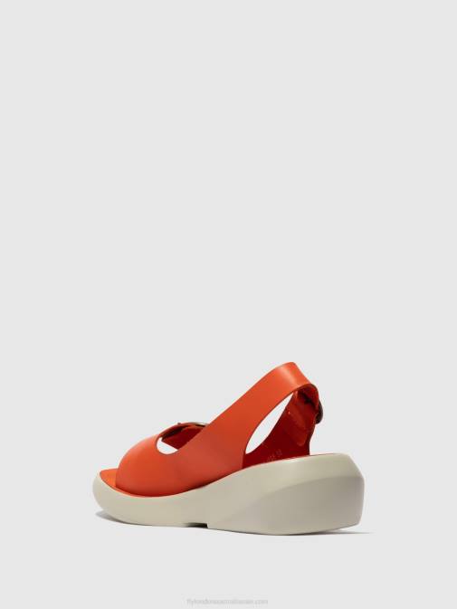 CORAL XX0D585 Sling-Back Sandals BERK754 Fly London Women