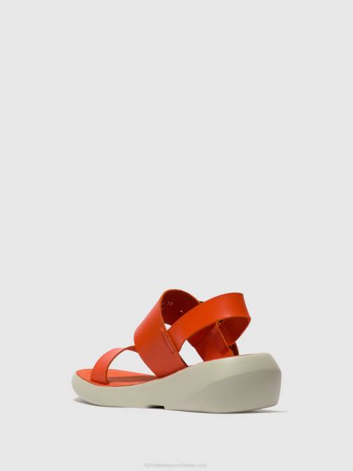 CORAL XX0D587 Sling-Back Sandals BANI739 Fly London Women