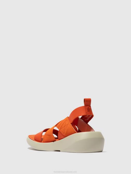 CORAL XX0D590 Crossover Sandals BAJI848 Fly London Women