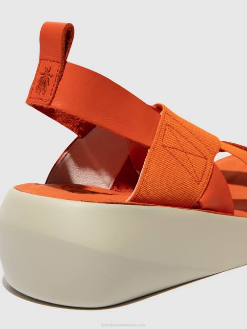 CORAL XX0D590 Crossover Sandals BAJI848 Fly London Women