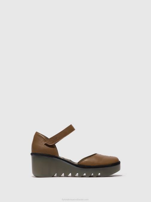 GROUND XX0D511 Ankle Strap Sandals BISO305 Fly London Women