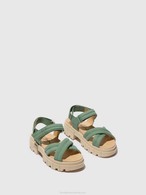 JADE GREEN XX0D546 Sling-Back Sandals JADA854 Fly London Women
