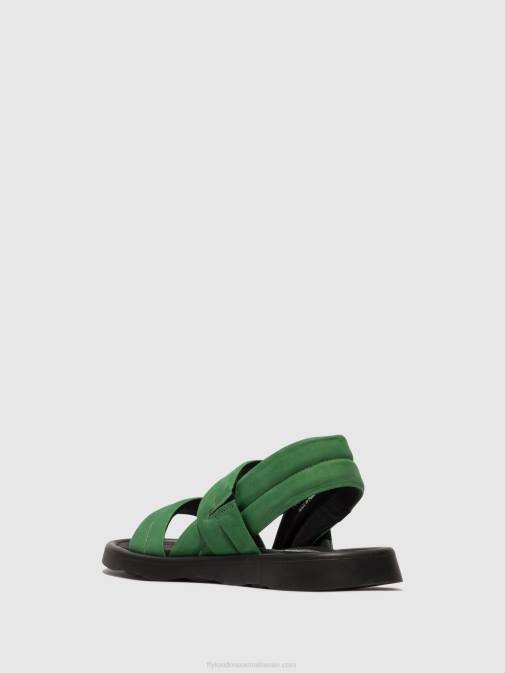 LIME GREEN XX0D449 Sling-Back Sandals TOFY941 Fly London Women