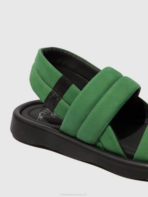 LIME GREEN XX0D449 Sling-Back Sandals TOFY941 Fly London Women