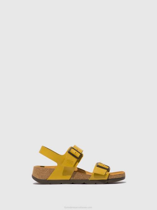 MUSTARD XX0D461 Sling-Back Sandals CEKE722 Fly London Women