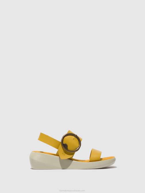 MUSTARD XX0D469 Sling-Back Sandals BANI739 Fly London Women