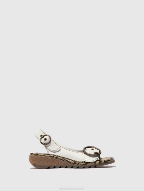 OFFWHITE XX0D614 Buckle Sandals TRAM723 Fly London Women