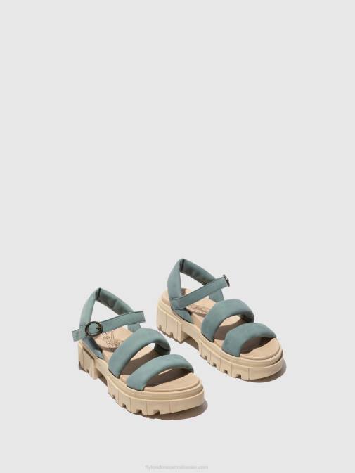 PALE BLUE XX0D548 Sling-Back Sandals JELA864 Fly London Women