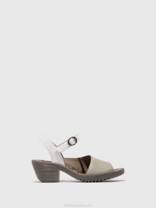 SILVER/ OFFWHITE