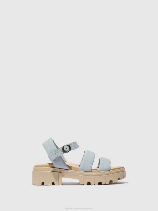 SKY BLUE XX0D544 Sling-Back Sandals JELA864 Fly London Women