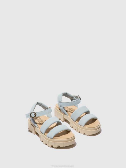 SKY BLUE XX0D544 Sling-Back Sandals JELA864 Fly London Women