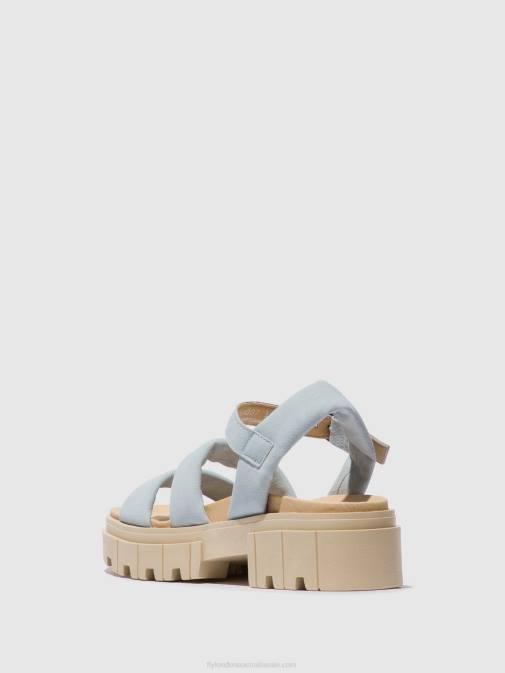 SKY BLUE XX0D544 Sling-Back Sandals JELA864 Fly London Women