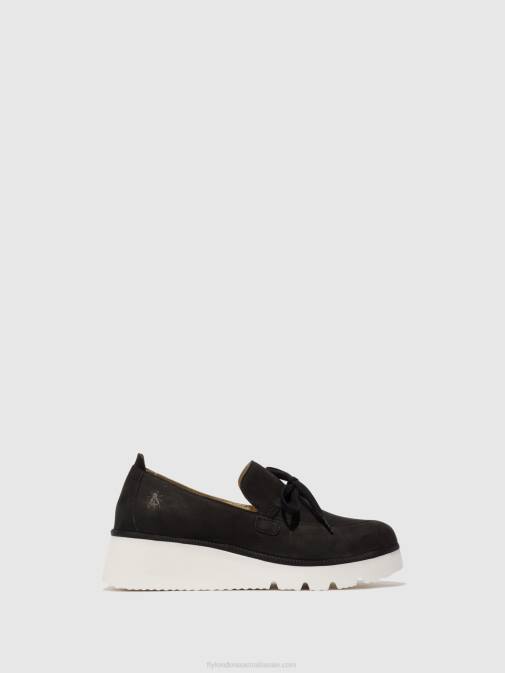 BLACK XX0D635 Slip-on Shoes POPI436 Fly London Women