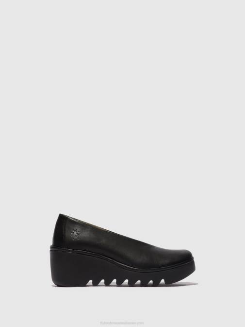 BLACK XX0D672 Slip-on Shoes BESO246 Fly London Women