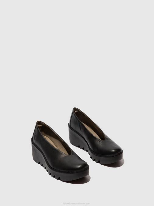 CERALIN BLACK XX0D619 Slip-on Shoes BESO246 Fly London Women