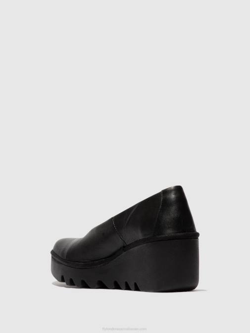 CERALIN BLACK XX0D619 Slip-on Shoes BESO246 Fly London Women