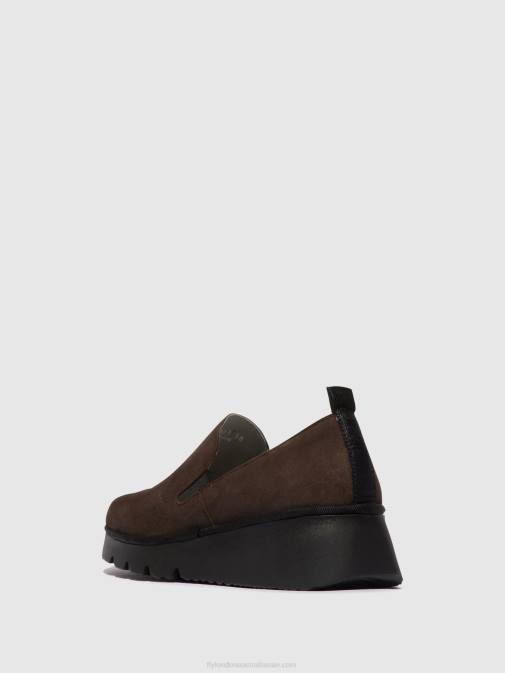 DK. TAUPE XX0D667 Slip-on Shoes PECE406 Fly London Women