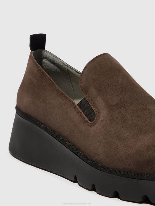 DK. TAUPE XX0D667 Slip-on Shoes PECE406 Fly London Women
