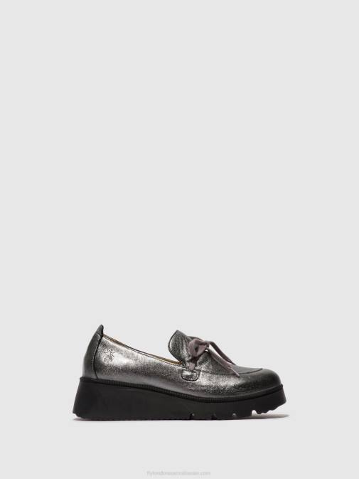 GRAPHITE XX0D636 Slip-on Shoes POPI436 Fly London Women