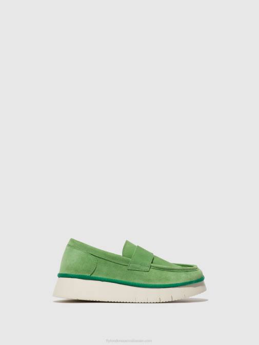 LIME GREEN XX0D639 Slip-on Shoes COAF418 Fly London Women