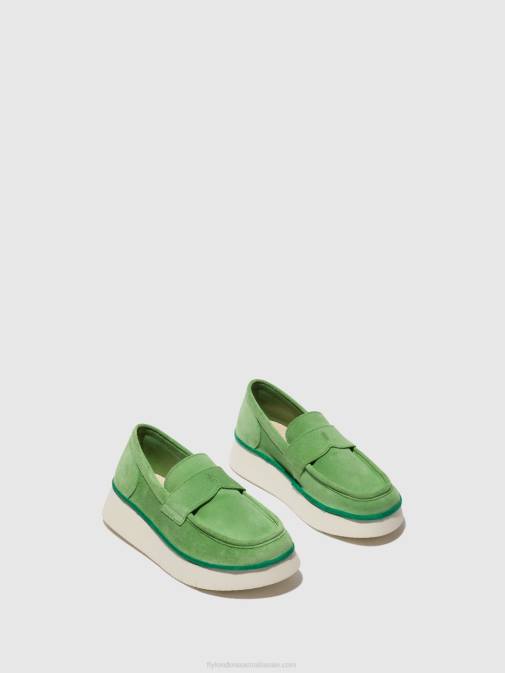 LIME GREEN XX0D639 Slip-on Shoes COAF418 Fly London Women