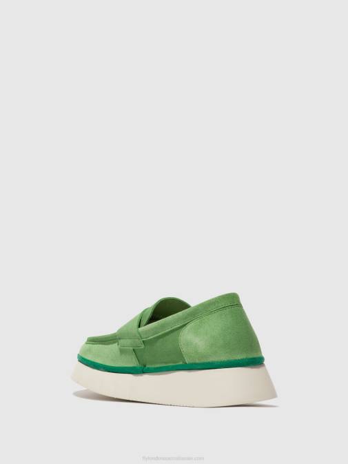 LIME GREEN XX0D639 Slip-on Shoes COAF418 Fly London Women