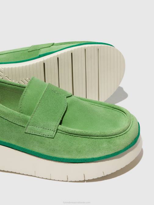 LIME GREEN XX0D639 Slip-on Shoes COAF418 Fly London Women