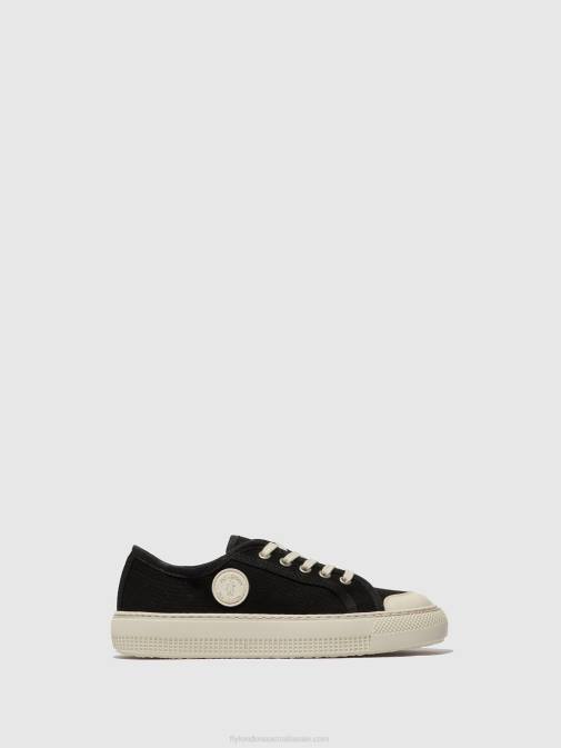 BLACK XX0D742 Lace-up Trainers TERE557 Fly London Women