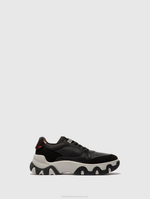 BLACK XX0D774 Lace-up Trainers FYDE644 MULTI Fly London Women