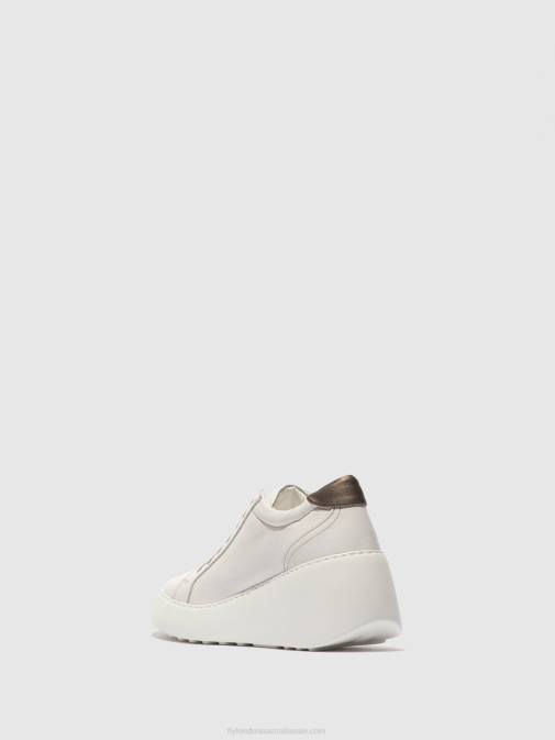 BRITO WHITE XX0D768 Lace-up Trainers DILE450 Fly London Women