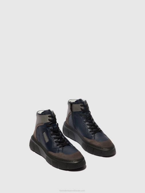 GREY/NAVY/GREY XX0D733 Lace-up Trainers EPPE531 Fly London Women