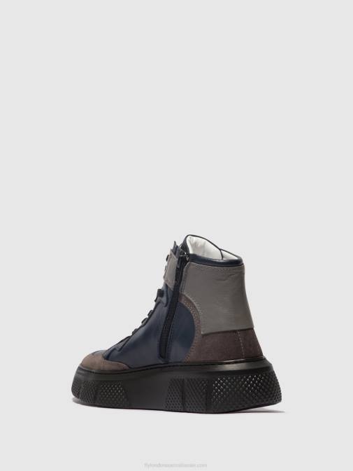 GREY/NAVY/GREY XX0D733 Lace-up Trainers EPPE531 Fly London Women