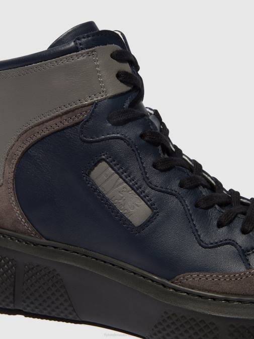 GREY/NAVY/GREY XX0D733 Lace-up Trainers EPPE531 Fly London Women