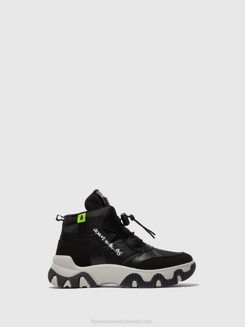 MULTI BLACK XX0D745 Lace-up Trainers FUMO892 Fly London Women