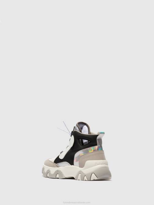 MULTI OFFWHITE XX0D775 Hi-Top Trainers FENY633 Fly London Women