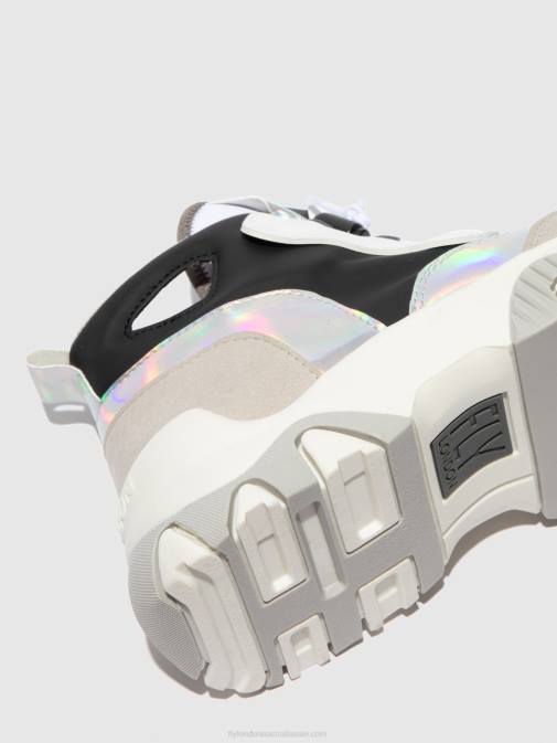 MULTI OFFWHITE XX0D775 Hi-Top Trainers FENY633 Fly London Women