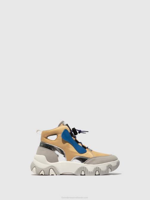 PEACH XX0D747 Hi-Top Trainers FENY633 Fly London Women