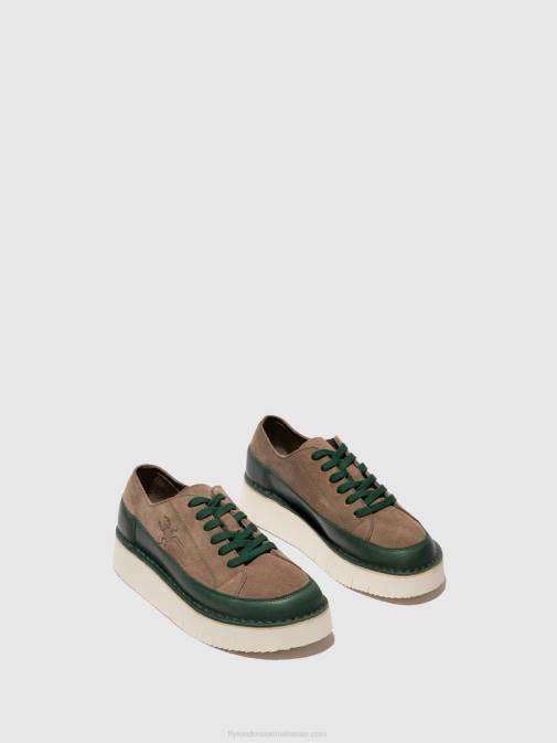 PETROL/STONE XX0D719 Lace-up Trainers CUDA099 Fly London Women