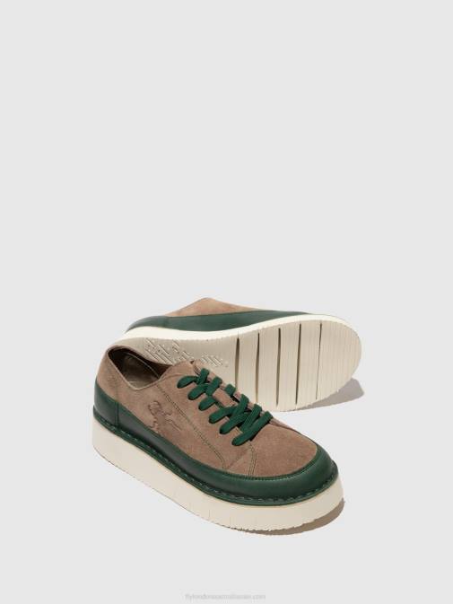 PETROL/STONE XX0D719 Lace-up Trainers CUDA099 Fly London Women