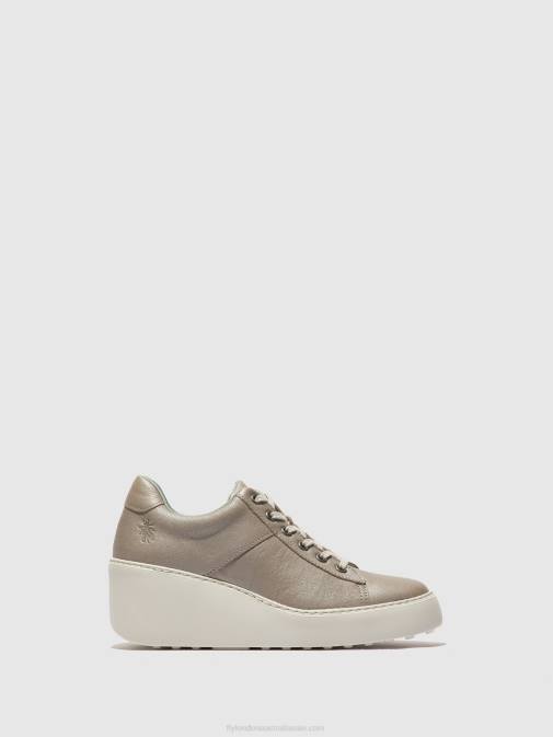 SILVER XX0D720 Lace-up Trainers DELF580 Fly London Women