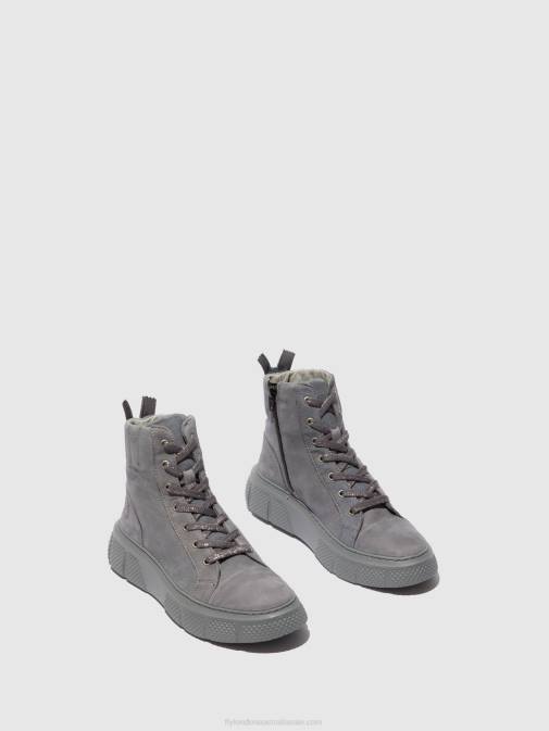 SORANO BLUE GREY XX0D765 Lace-up Trainers ERBY484 Fly London Women